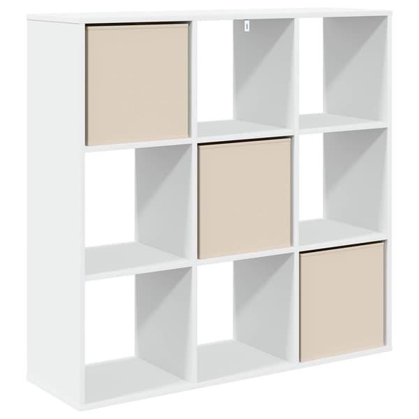 Sideboard med låda Vit 102 x 31 x 99,5 cm