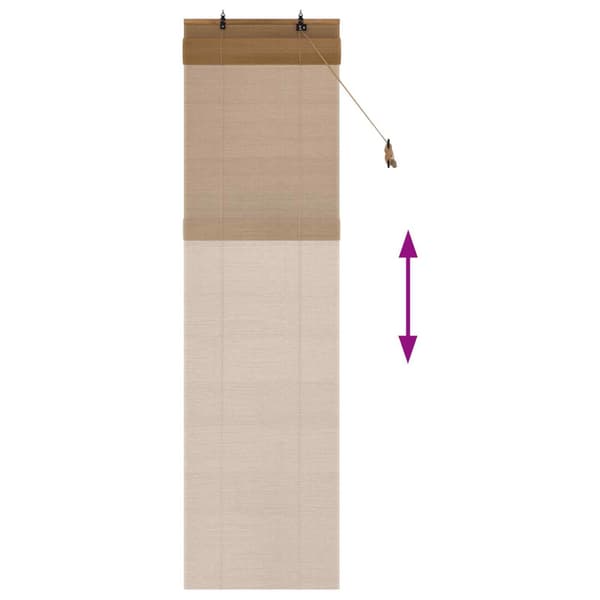Rullgardin Brun 70 x 220 cm Bambu