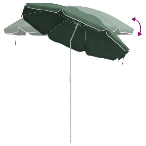 Parasoll Grön 161 x 161 x 193 cm Polyester