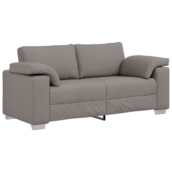 Tvåsitssoffa Taupe 180 cm tyg