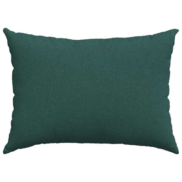 Sofakuddar 2 pcs Mörkgrön 70 x 50 cm tyg