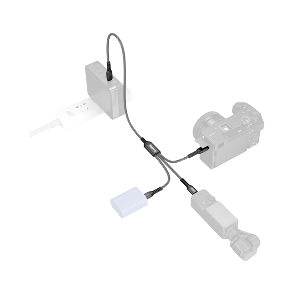 SmallRig 5079 USB-C Power Cable 3-in-1