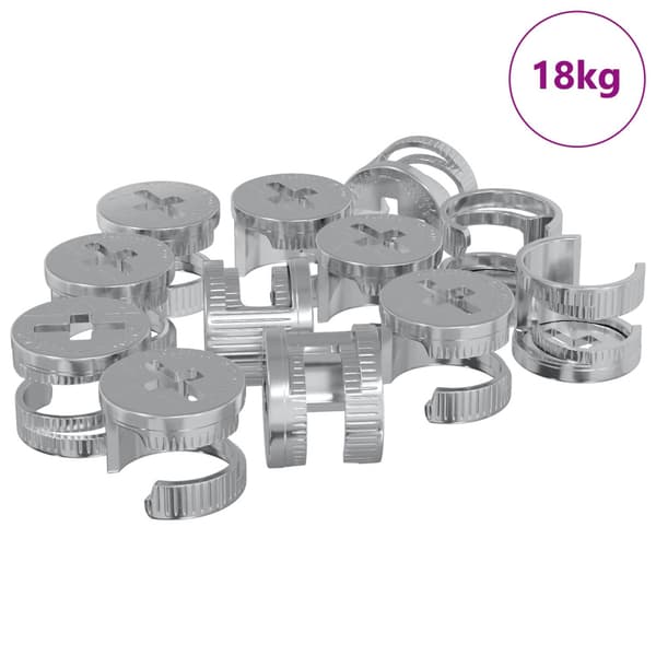 Kammuttrar 8372 pcs Silver Metall