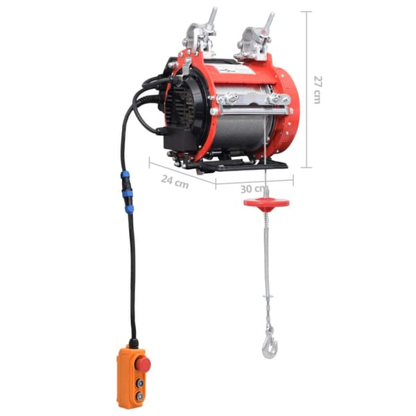 Elektrisk vinsch 800 kg 230 V