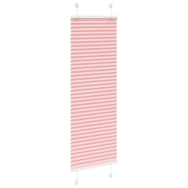 Plisserad persienn rosa 40x100cm tyg bredd 39,4cm polyester