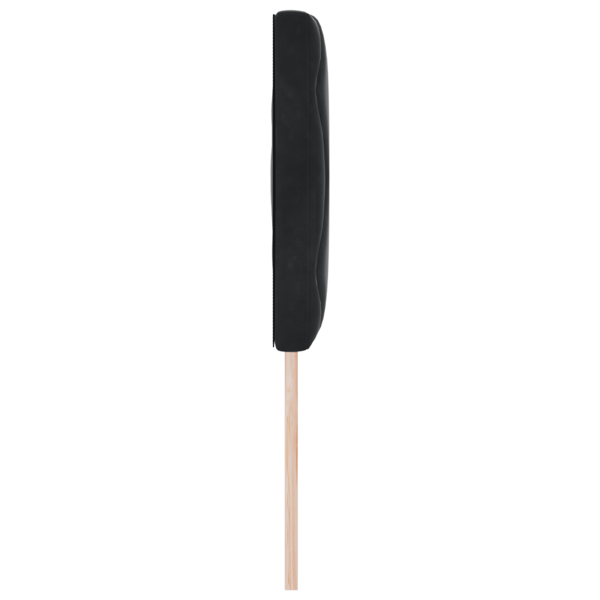 LED huvuddyna Svart 160 cm Sammet