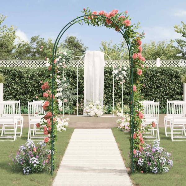 Trädgårdsbåge Blommor Grön 115 x 37 x 231 cm