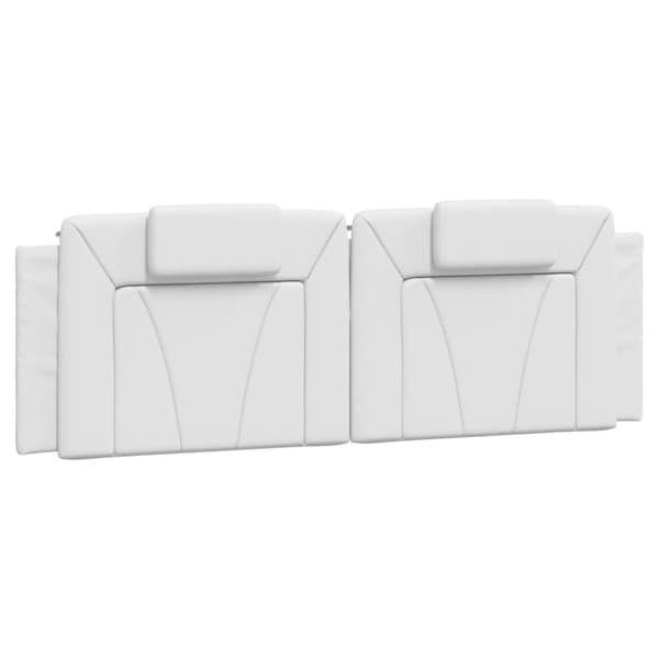 Bed Frame "Viana" with LED without Mattress White 160x200 cm