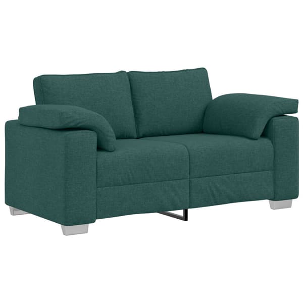 Tvåsitssoffa Mörkgrön 160 cm tyg