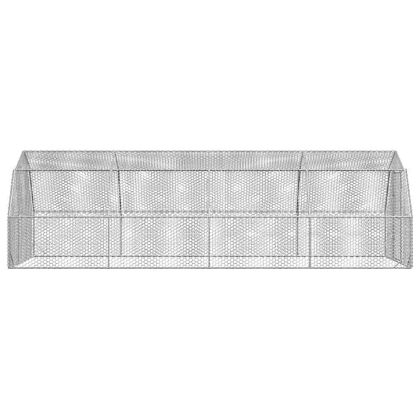 Hönsgård 2,5x8x2,25 m galvaniserat stål
