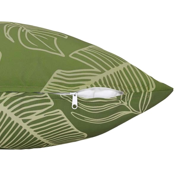 Kuddöverdrag 6 st HEERLEN Bladdesign 80 x 80 cm Polyester