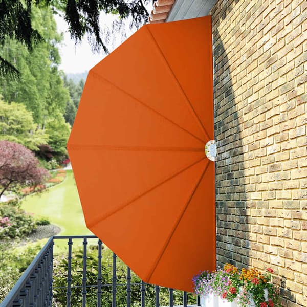 Sidomarkis för terrass terrakotta 200 cm