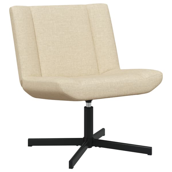 Skrivstol Gräddvit 63 x 75 x 76 cm tyg