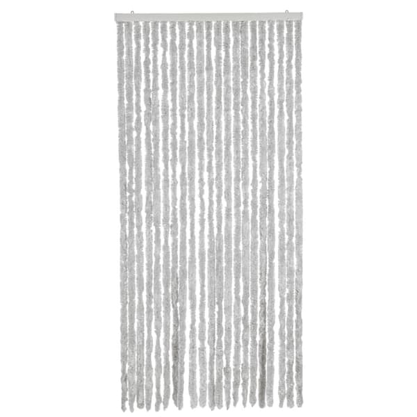Insektsgardin grå 90x200 cm chenille