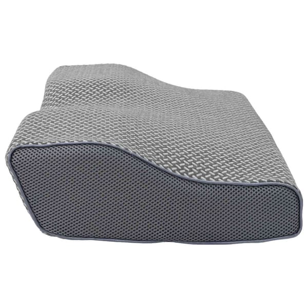 Kudde med kudde Grå 60 x 34 x 11 cm Polyester