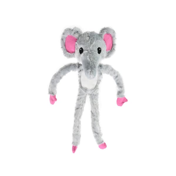 Hundleksak Elefant med Rep Grå 65cm