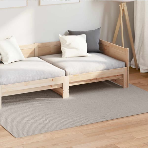 Områdesmattor Rektangulär LUGO Kräm 170 x 120 cm Polyester
