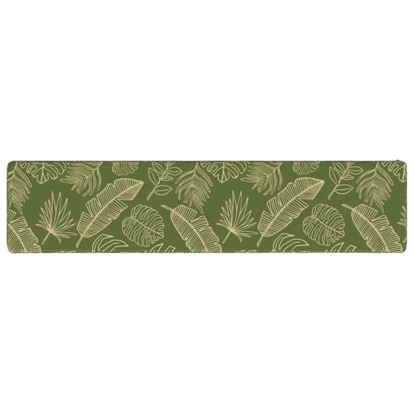 2-delade Bänk Kuddar VUGHT 2 st 100% Polyester Bladdesign