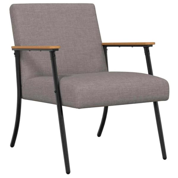 fåtölj Taupe tyg