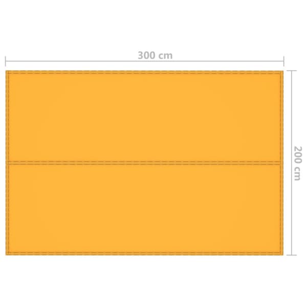 Tarp 3x2 m gul