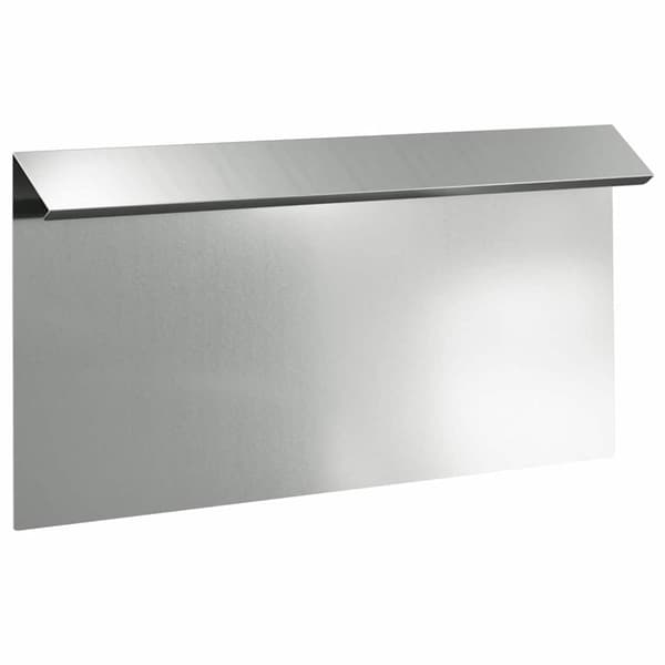Snigelfence Silver 50 x 3,5 x 25 cm Galvaniserat Stål