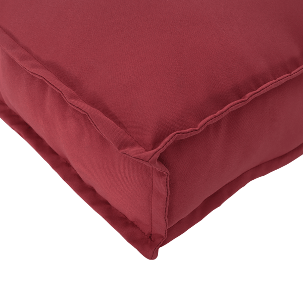 Pallkuddset 2 pcs Vinröd Oxford Tyg