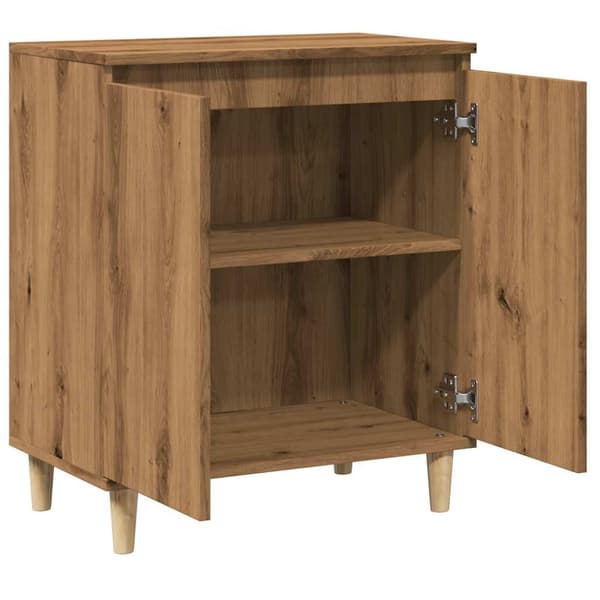 Byrå ek 60x35x70 cm konstruerat trä