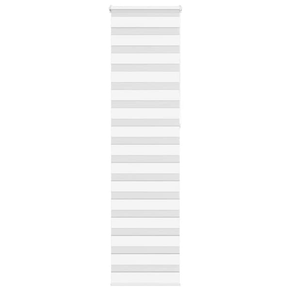Rullgardin zebra vit 60x230 cm tyg bredd 55,9 cm polyester