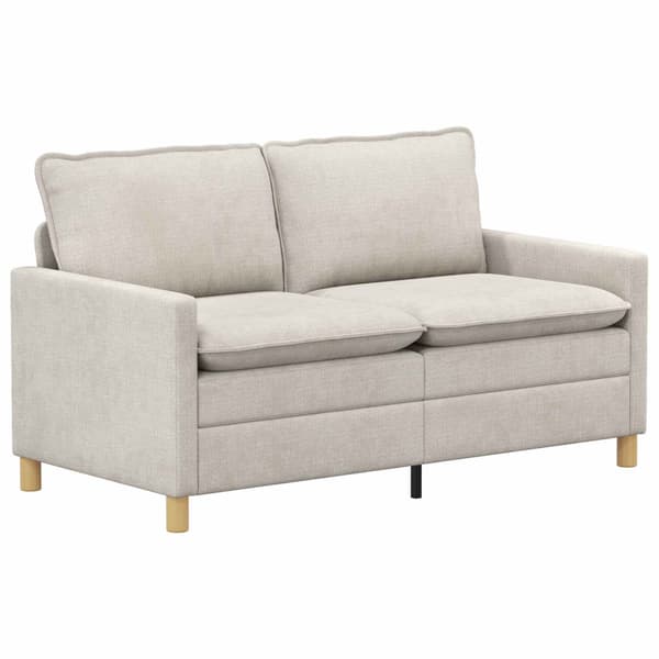 Soffa Gräddvit 156 x 81 x 87,5 cm Polyester