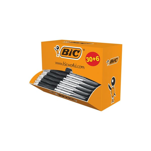 Kulpenna BIC Atlantis Värdep svart 36/fp