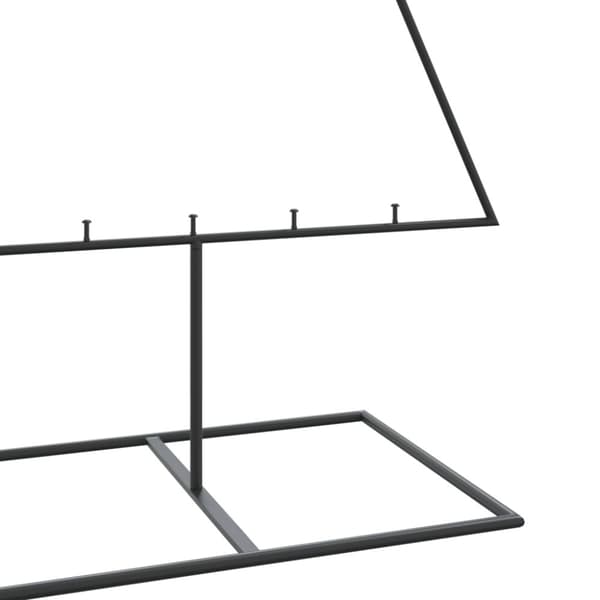 Julgran i metall svart 180 cm