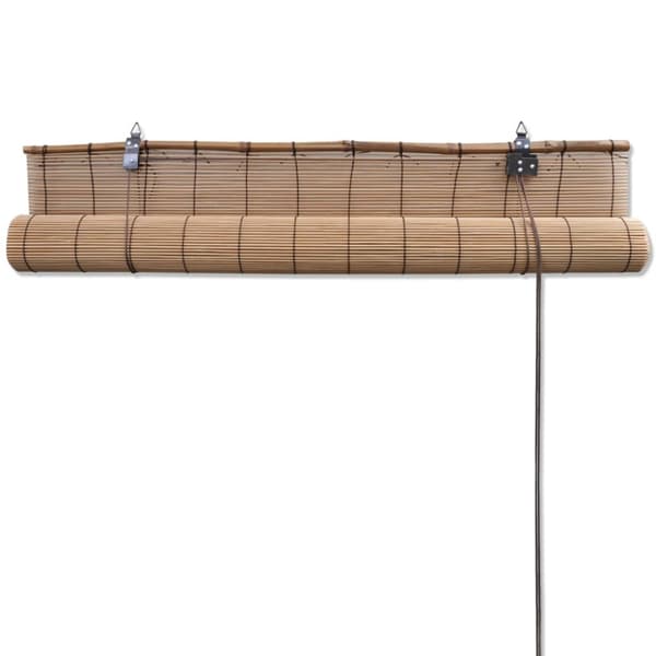 Rullgardin bambu 80x220 cm brun