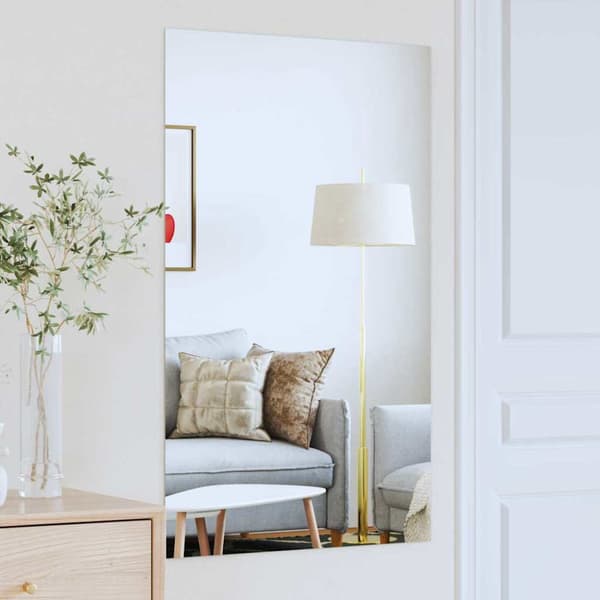 Väggspegel Rektangulär 100 x 60 cm härdat glas