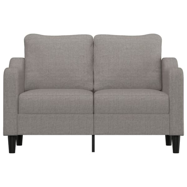 2-sitssoffa taupe 120 cm tyg