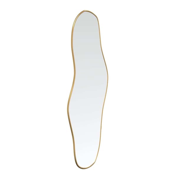 Väggspegel guld 80x35 cm