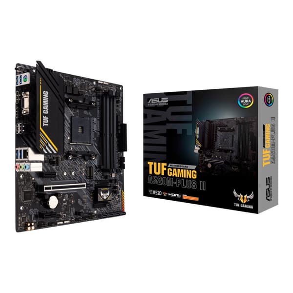 ASUS TUF GAMING A520M-PLUS II - moderkort - micro ATX - Socket AM4 - AMD A520