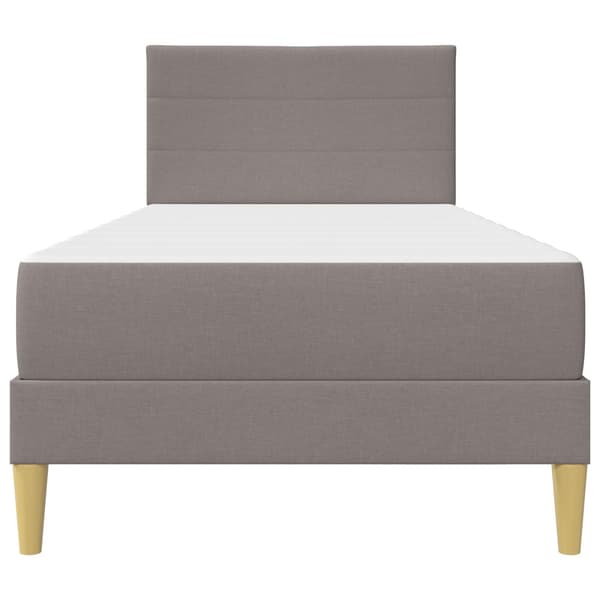 Sängram Taupe 90 x 190 cm Polyester