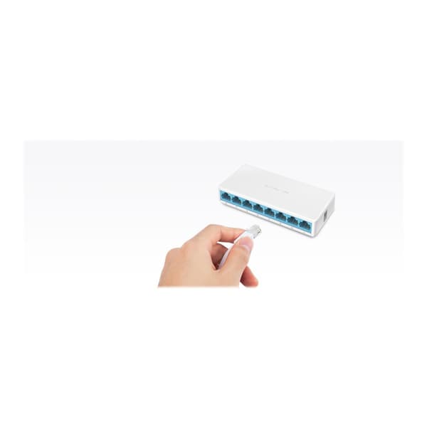 Mercusys MS108 - switch - 8 portar - ohanterad