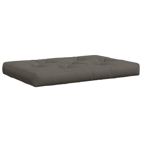 Pallkudd VIANEN 100% Polyester Grå 120 x 80 x 12 cm