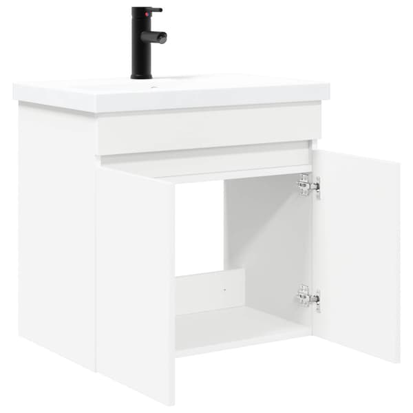 Badrumsspegel med kran Vit 61 x 40 x 74,5 cm