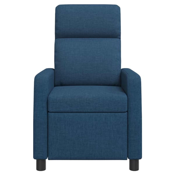 Massagefåtölj Blå Tyg