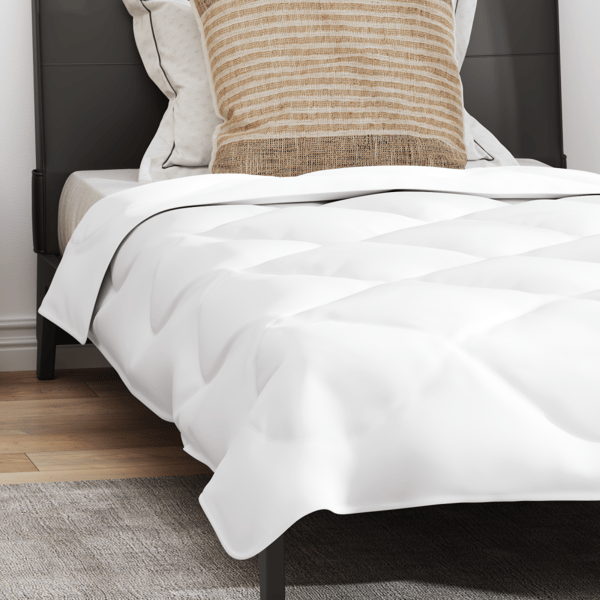 Sommar Duvet med kudde 2 pcs Vit Mikrofiber