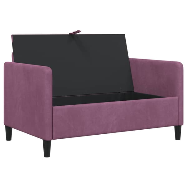 Soffa med förvaring Lila 122 x 78 x 87 cm Polyester