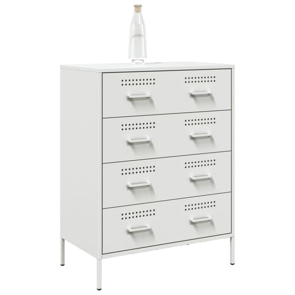 Skänk vit 68x39x89 cm stål