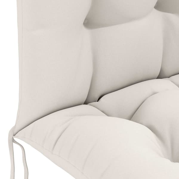 Solsängkudde PUTTEN 100% Polyester Vit 48 x 112 x 10 cm
