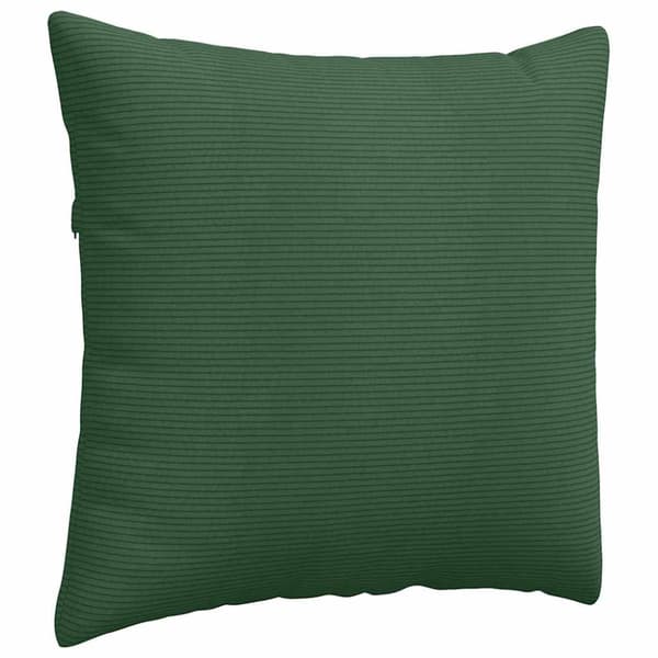 Sofakuddar 2 pcs Mörkgrön 45 x 45 cm Kordread tyg