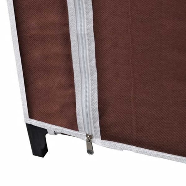 Resegarderob 2 st brun