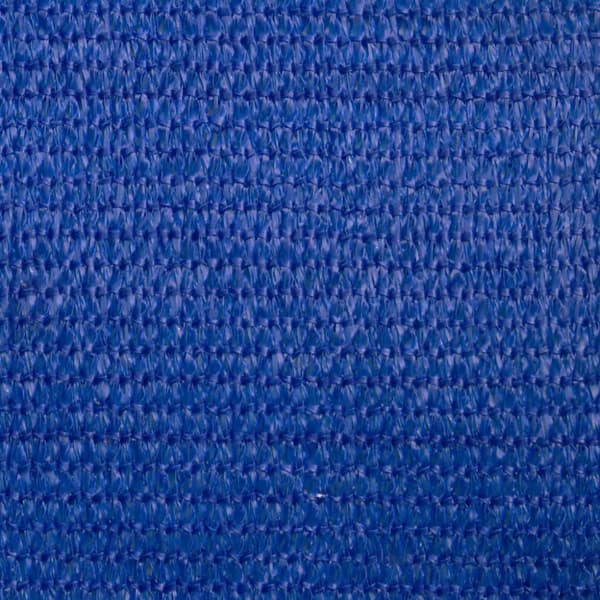 Solsegel 160 g/m² triangulär blå 5x5x6 m HDPE
