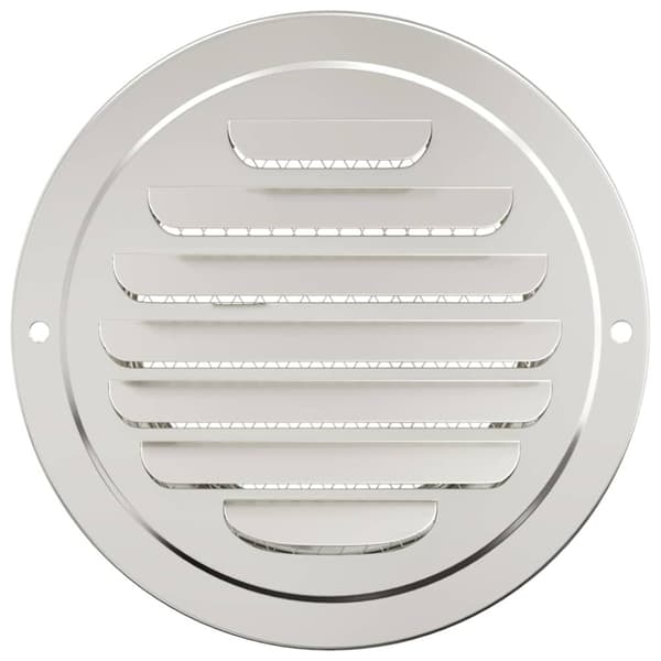 Luftventilationslock 4 pcs Silver 100 mm Rostfritt stål