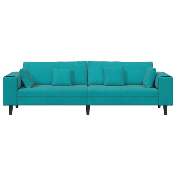 Soffa Turkos 250 x 77 x 76 cm Sammet